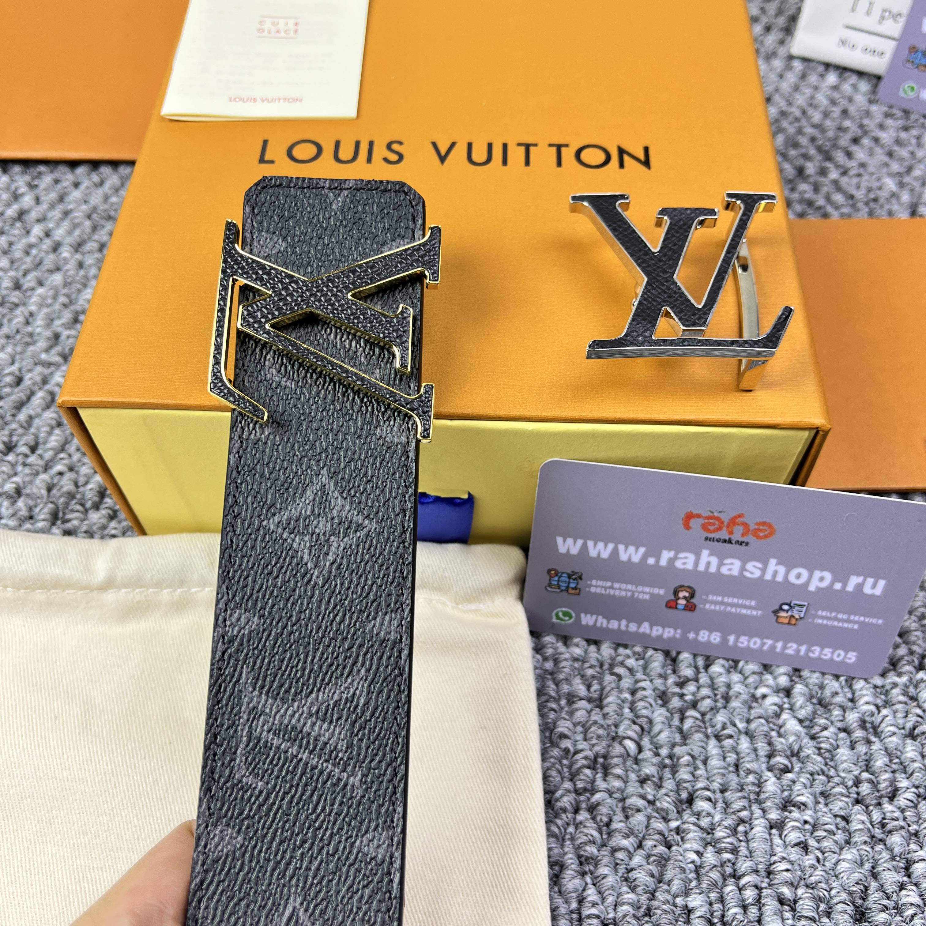 LV Initiales 40mm Reversible Belt