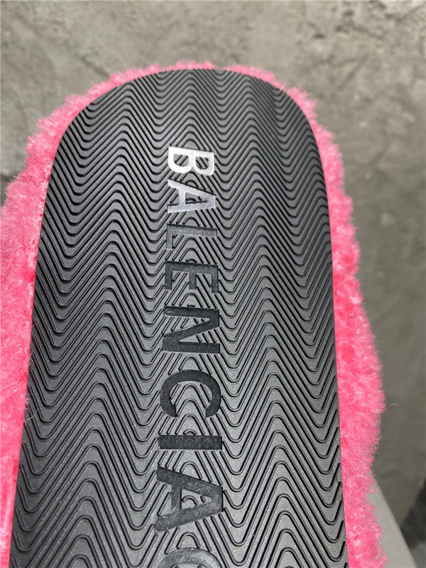 Balenciaga Furry Slides 