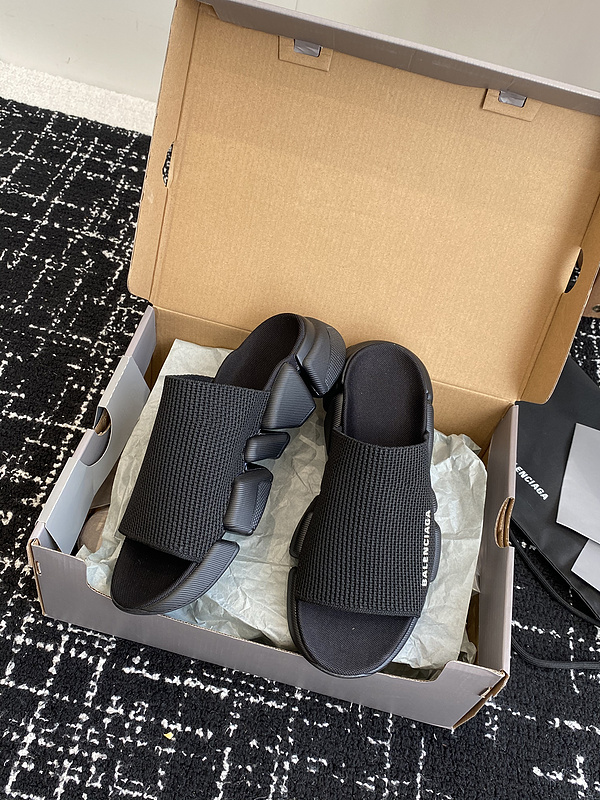 Balenciaga Speed 2.0 Recycled Knit Slide Sandals