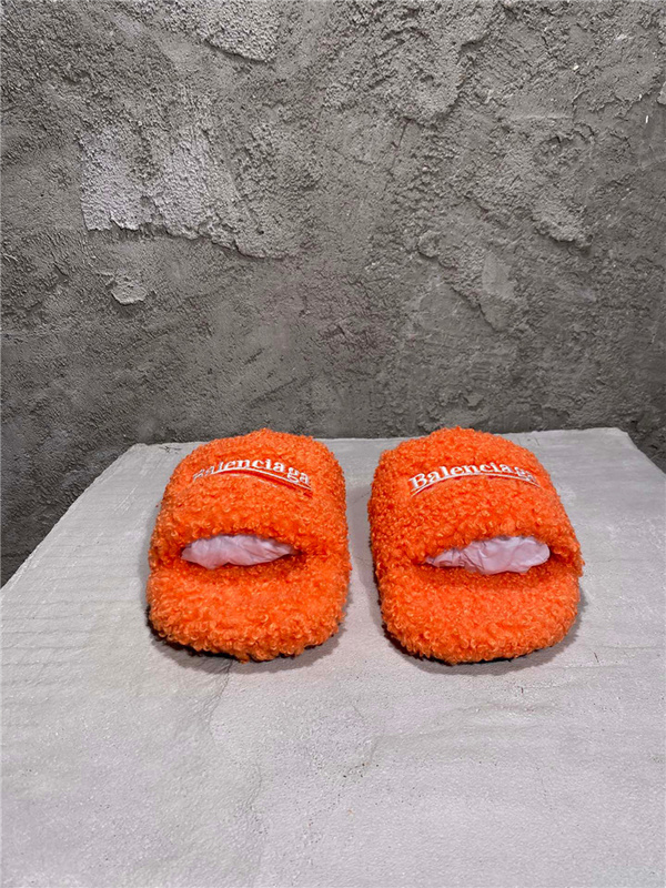 Balenciaga Furry Slides 