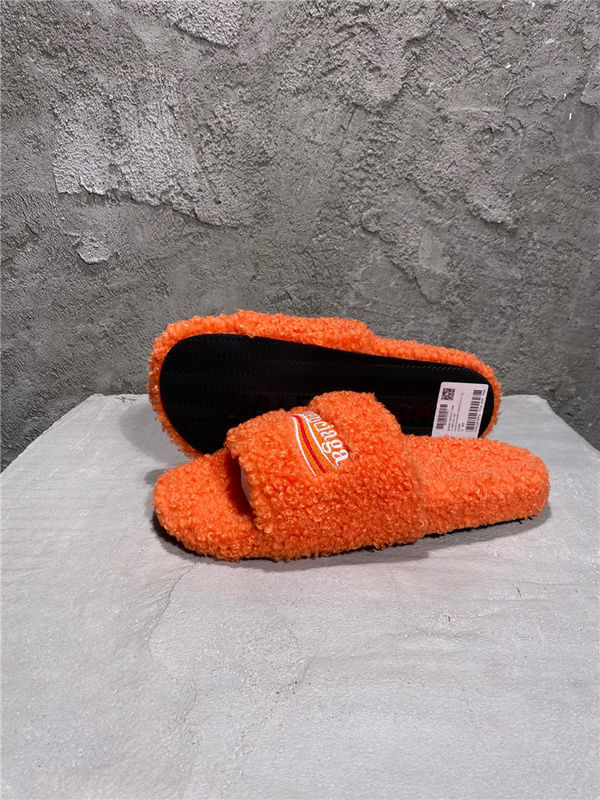 Balenciaga Furry Slides 