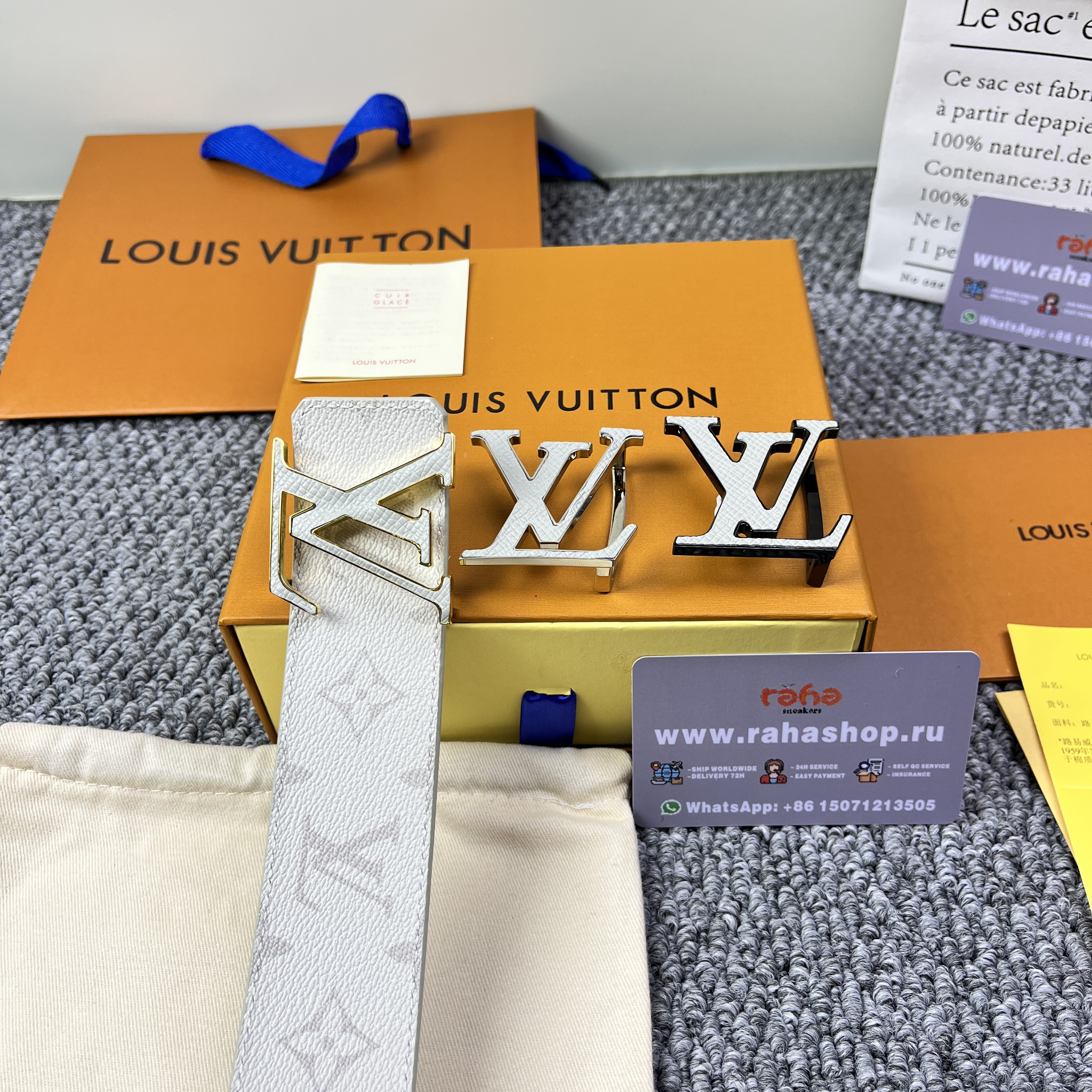 LV Initiales 40mm Reversible Belt