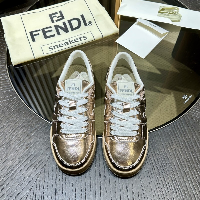 Fendi Match Leather Sneaker