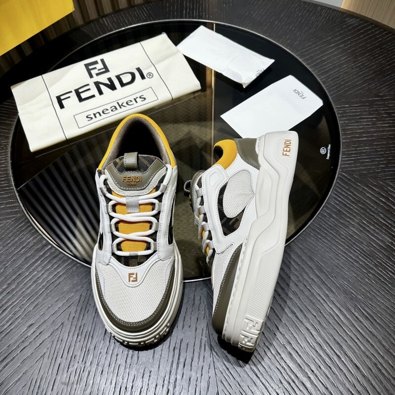 Fendi Force sneakers Leather Brown