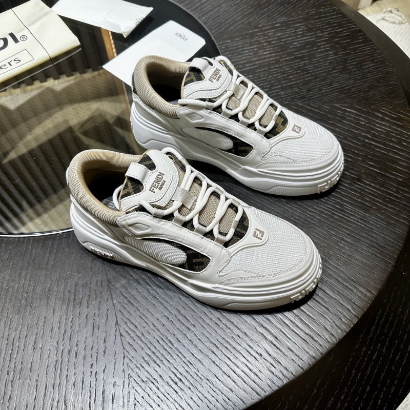 Fendi Force Sneakers  White