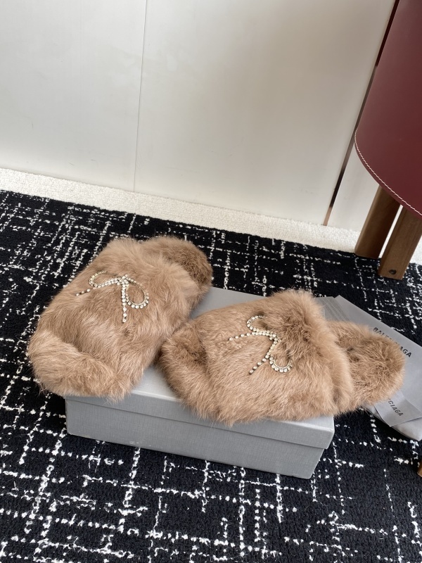 Balenciaga Furry Slide