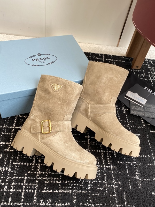 Prada Light Brown Boots