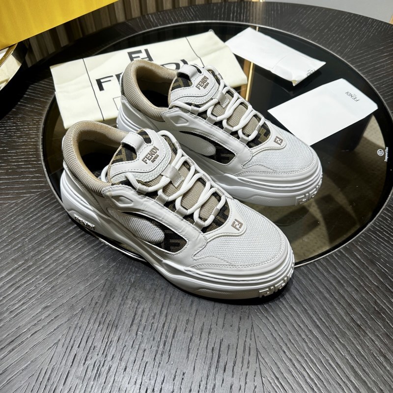 Fendi Force Sneakers  White