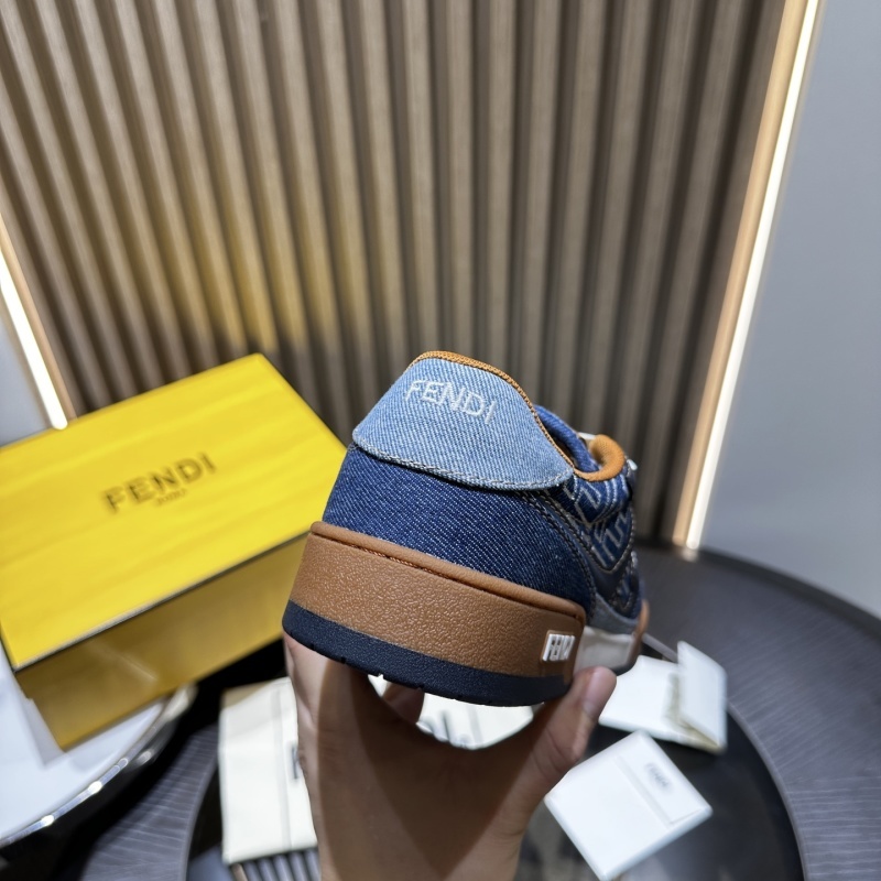Fendi Match Sneakers Fabric Blue