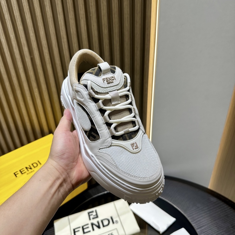 Fendi Force Sneakers  White