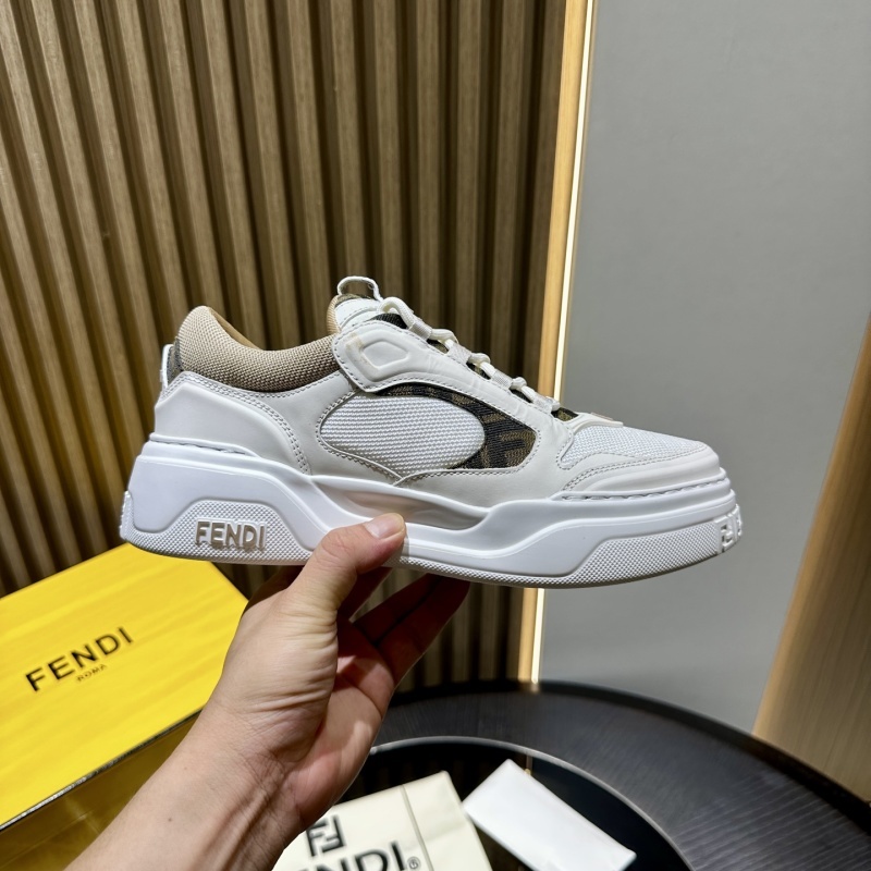 Fendi Force Sneakers  White