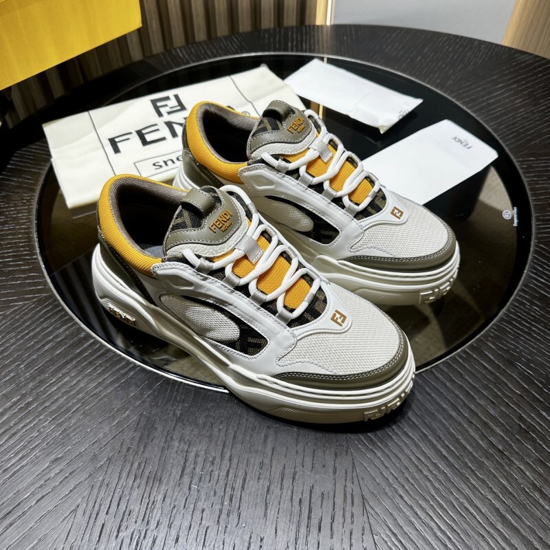Fendi Force sneakers Leather Brown
