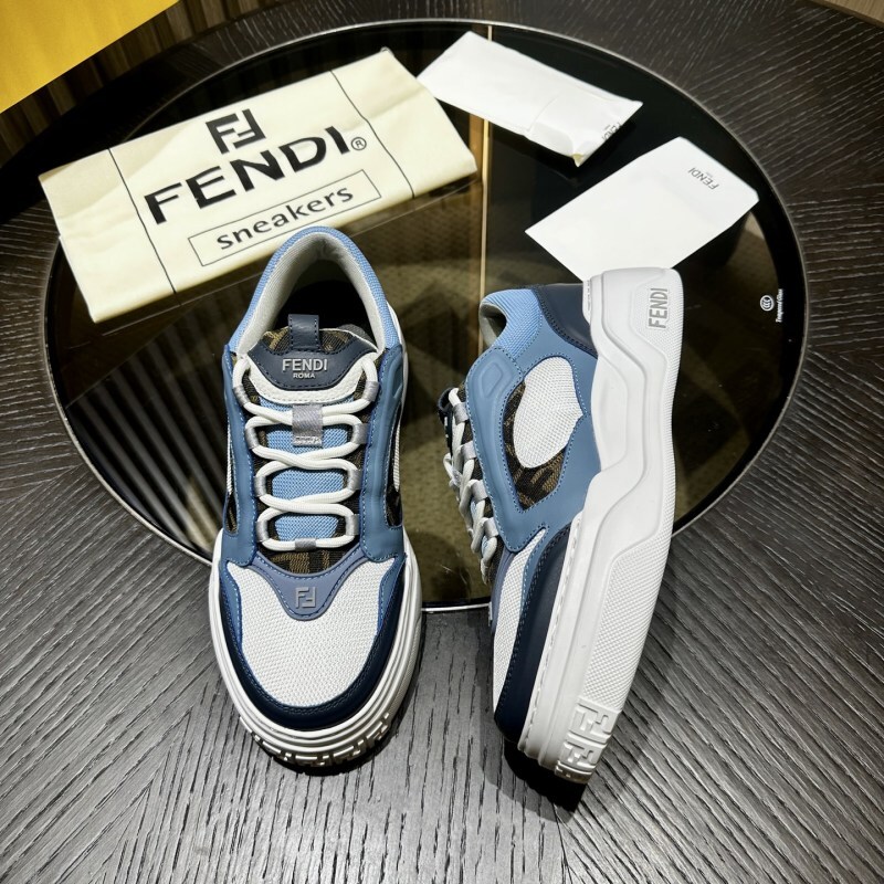 Fendi Force sneakers Leather Blue