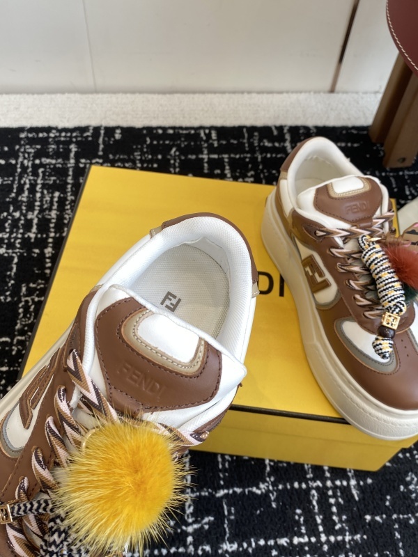 Fendi Match Leather Brown