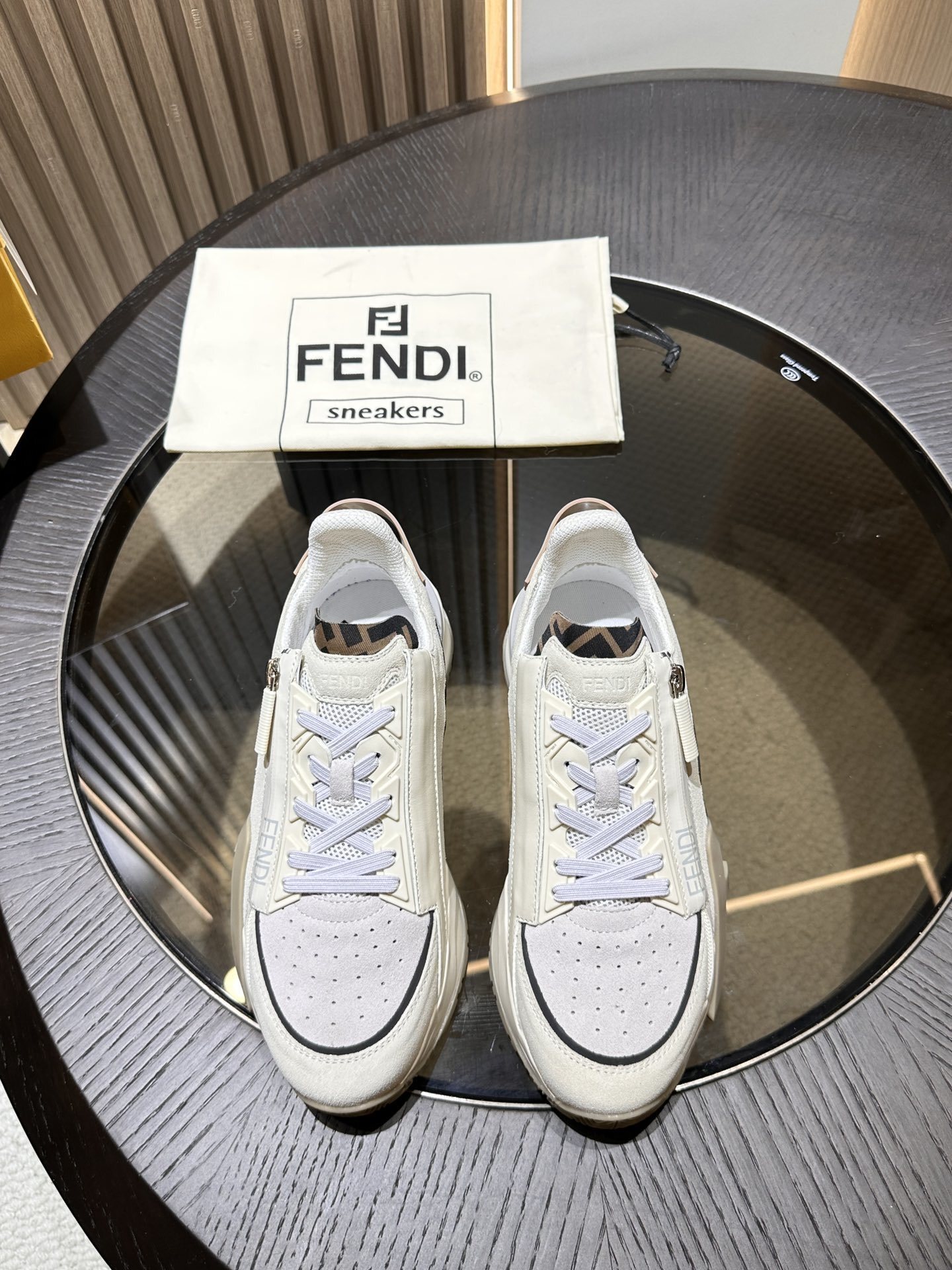 Fendi Flow Panelled low-top Sneakers