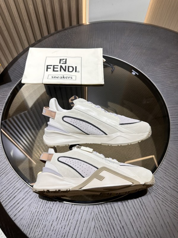 Fendi Flow Panelled low-top Sneakers