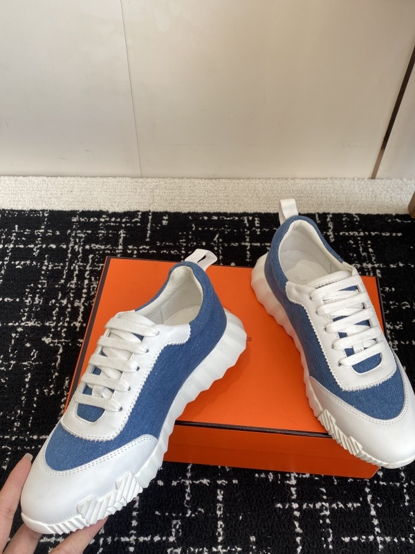 Hermes Bouncing Leather Trainers