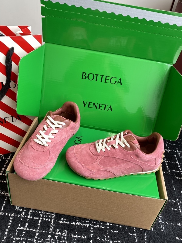 Bottega Veneta Orbit Flash Leather-trimmed Suede Sneakers