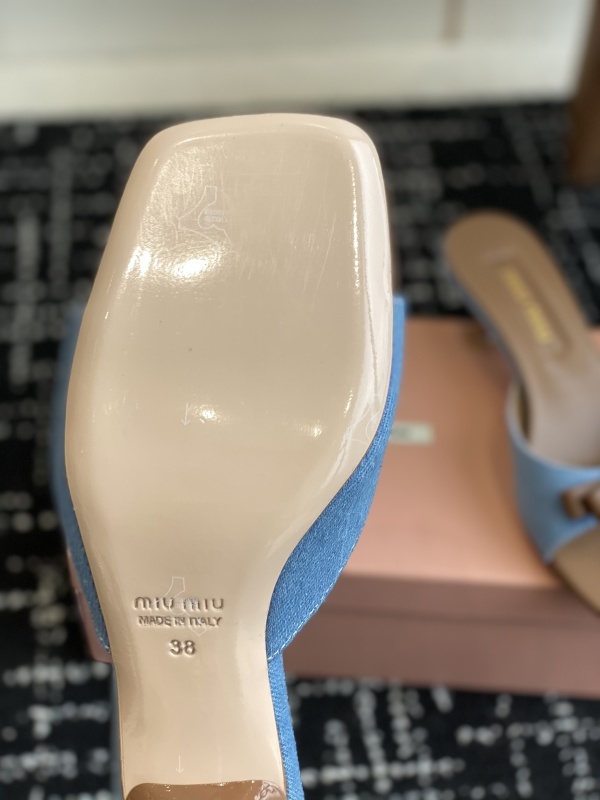 Miu Miu Bow Mules Sandals