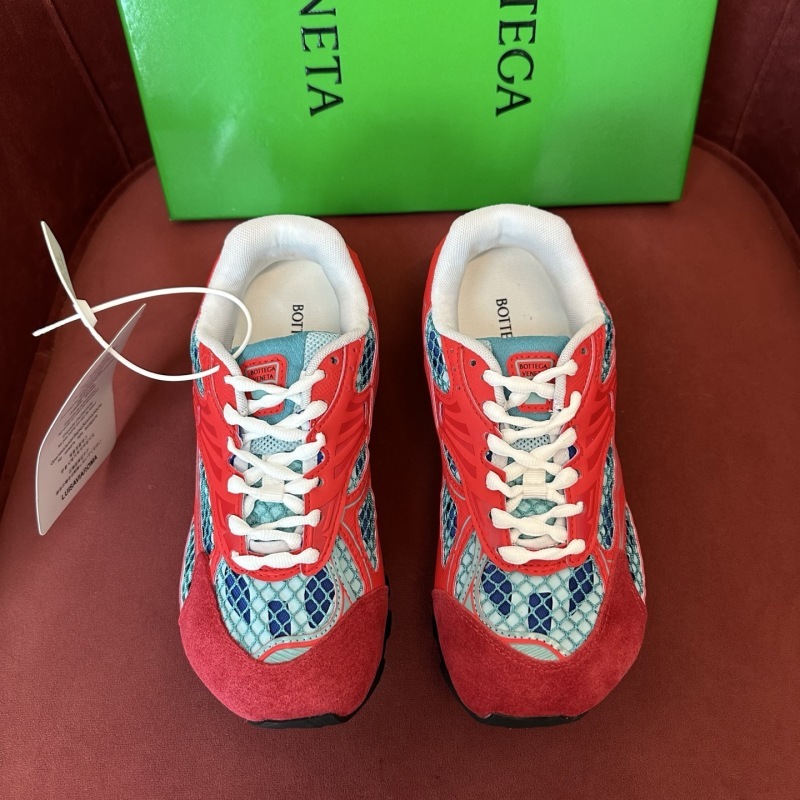Bottega Veneta Orbit Technical Fishnet Runner Sneakers