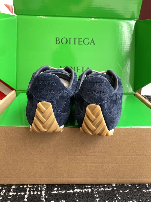 Bottega Veneta Orbit Flash Leather-trimmed Suede Sneakers