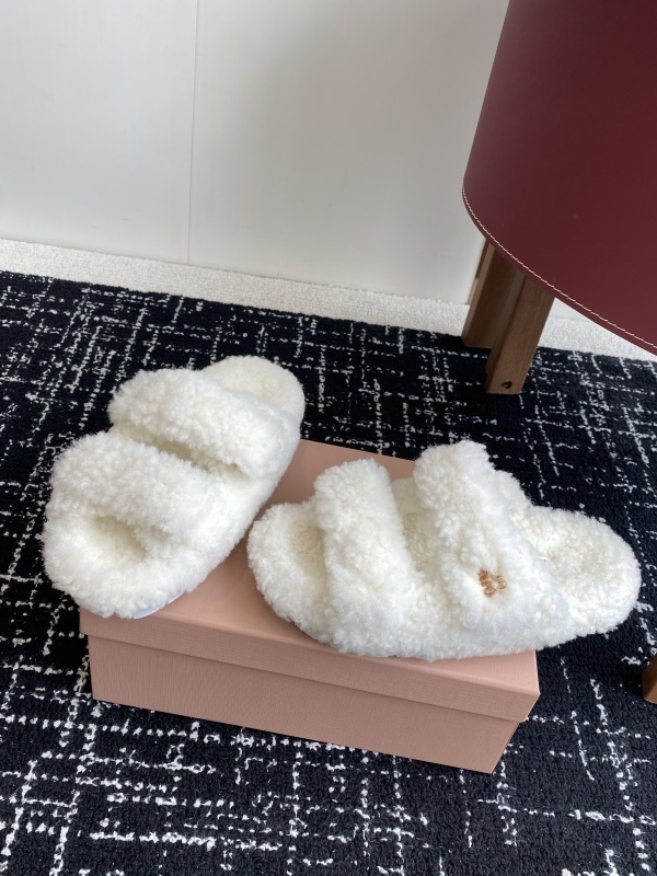 Miu Miu Wool Slippers