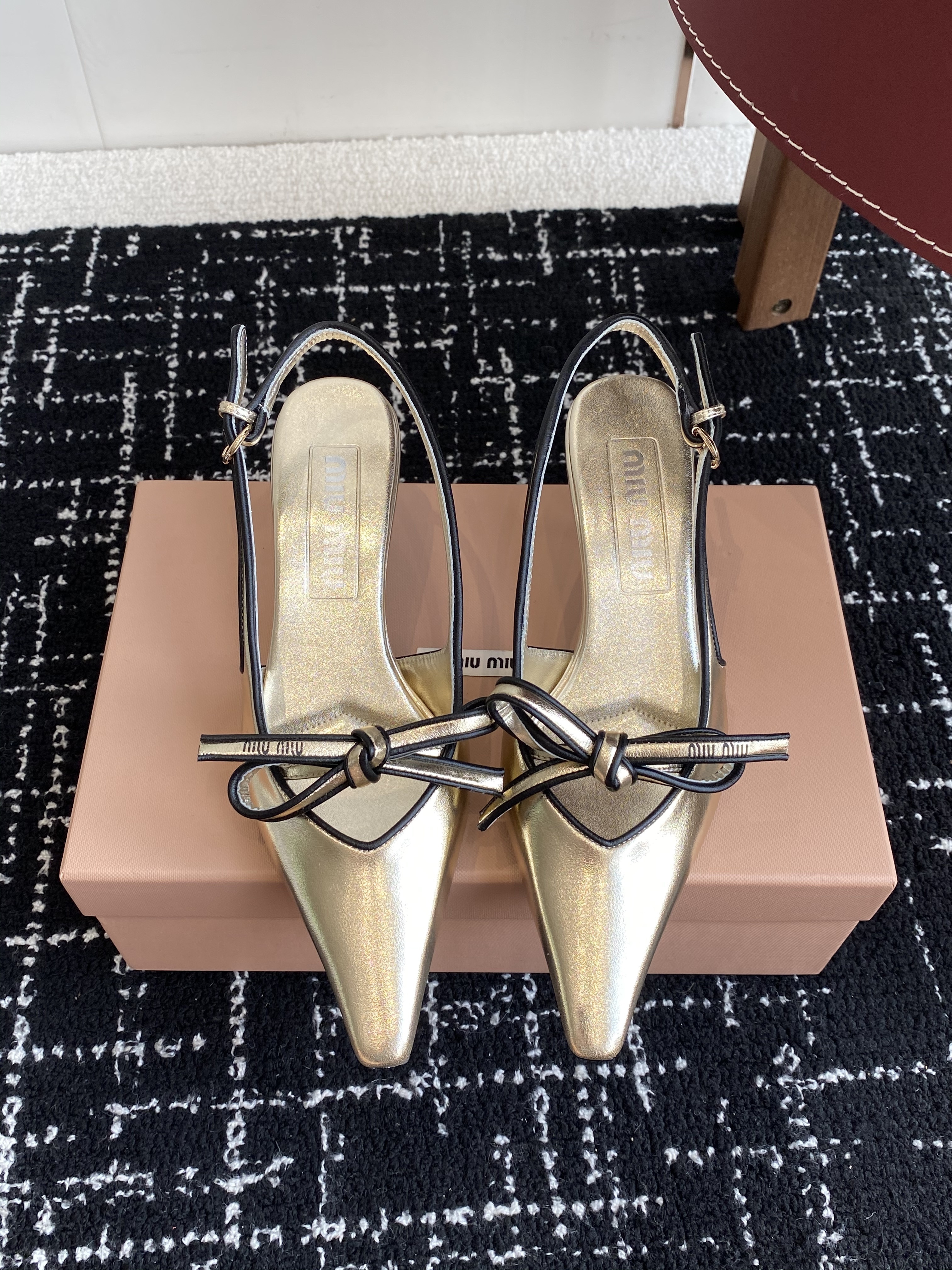 Miu Miu Patent Leather High Heel Pumps Shoes