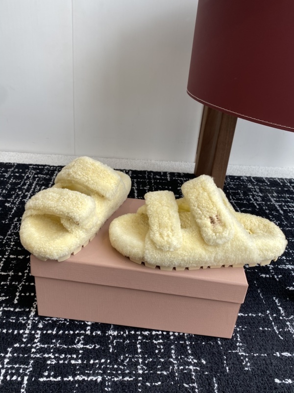 Miu Miu Wool Slippers