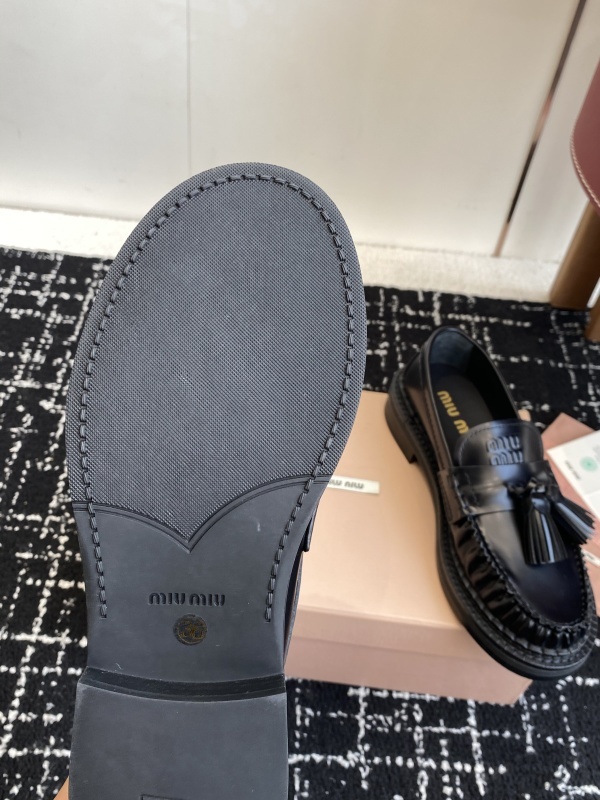 Miu Miu Tassel-embellished Loafers